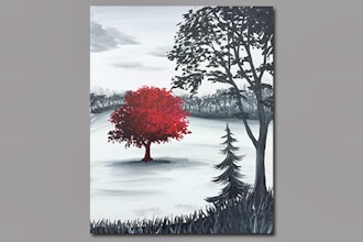 Paint Nite: The Red Tree
